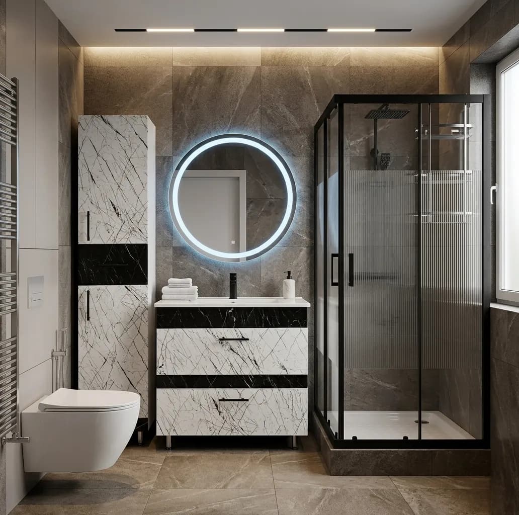 Mobilier baie - exemplu 4